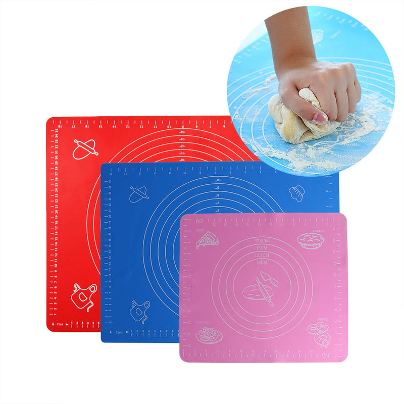 Mat For Rolling Dough Non-Stick Silicone Pastry Board Non-Slip High Temperature Resistance With Size