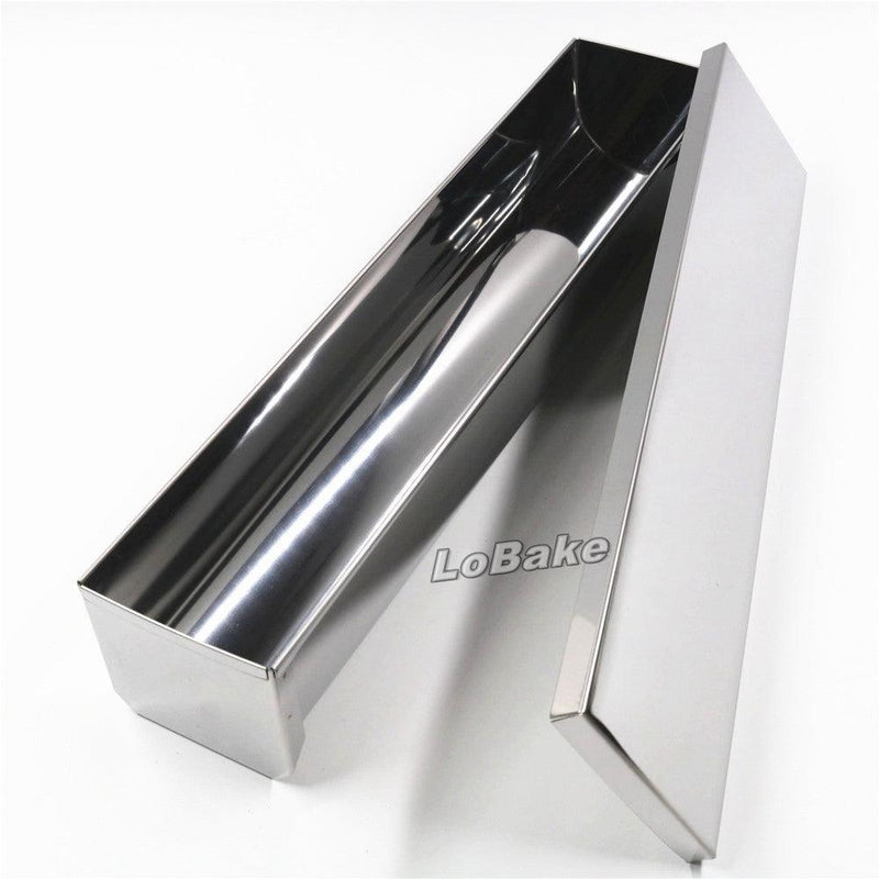8*7*38.5cm half round sylinder shape top grade stainless steel bread mold metal loaf mould toast