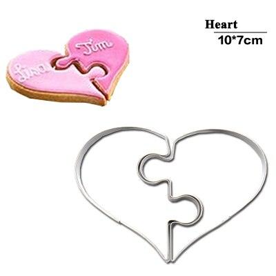 Valentine's Day Angel Couple Flower Shape Cake Decorating Fondant Cutters Tools Cookie Biscuit