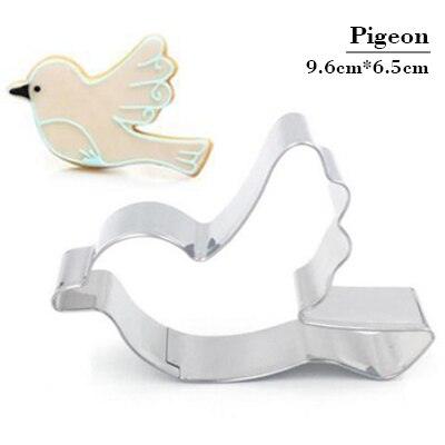 Valentine's Day Angel Couple Flower Shape Cake Decorating Fondant Cutters Tools Cookie Biscuit