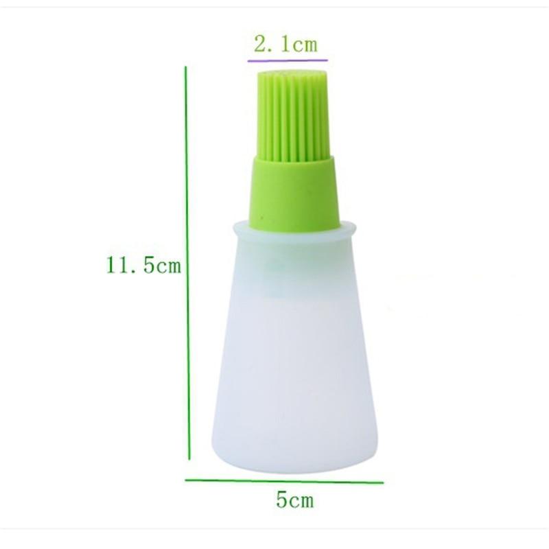 Oil Brush Safety Flapjack Barbecue Supplies Oil Brushes Silicone Baking Kitchen Oil