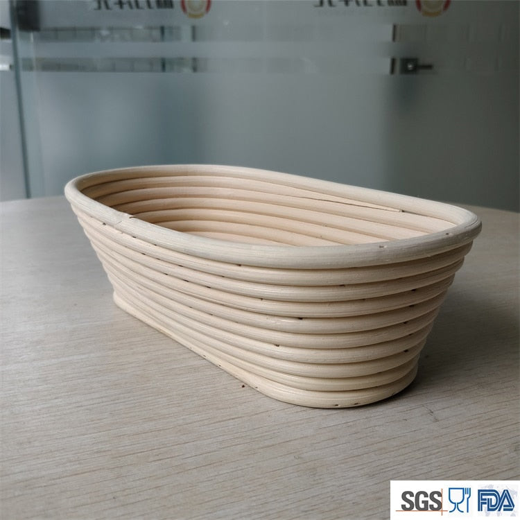 Oval Banneton Bread Shaped Mold Proofing Basket
