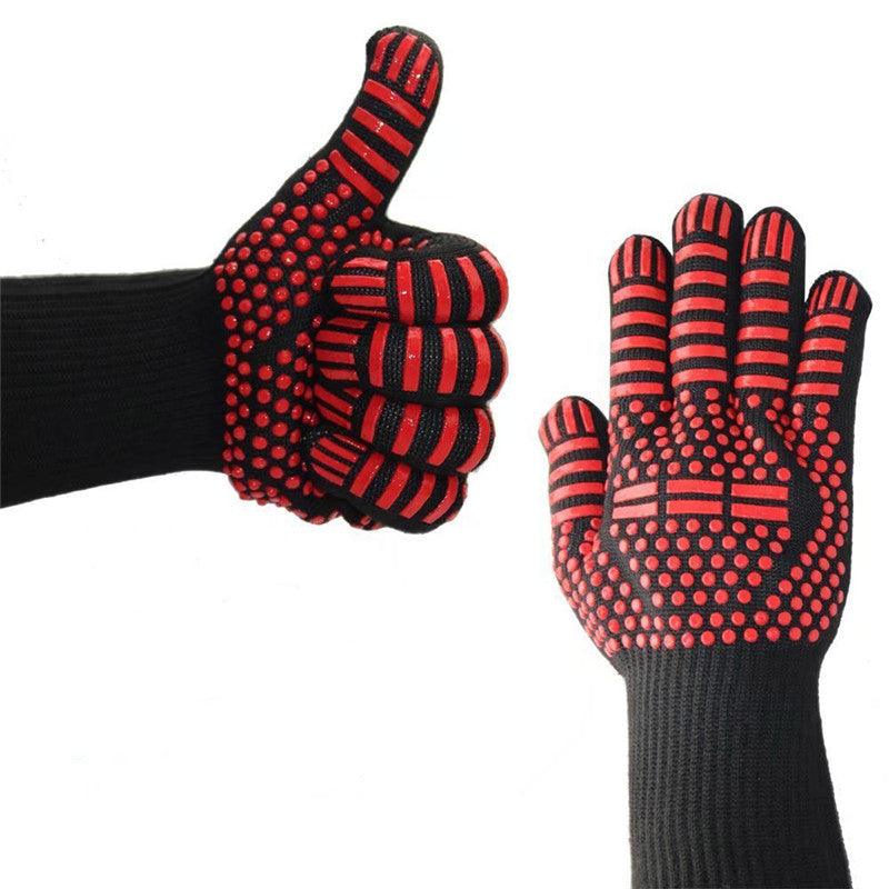Oven Mitt Baking Glove Extreme Heat Resistant Multi-Purpose Grilling Cook Gloves Kitchen Barbecue