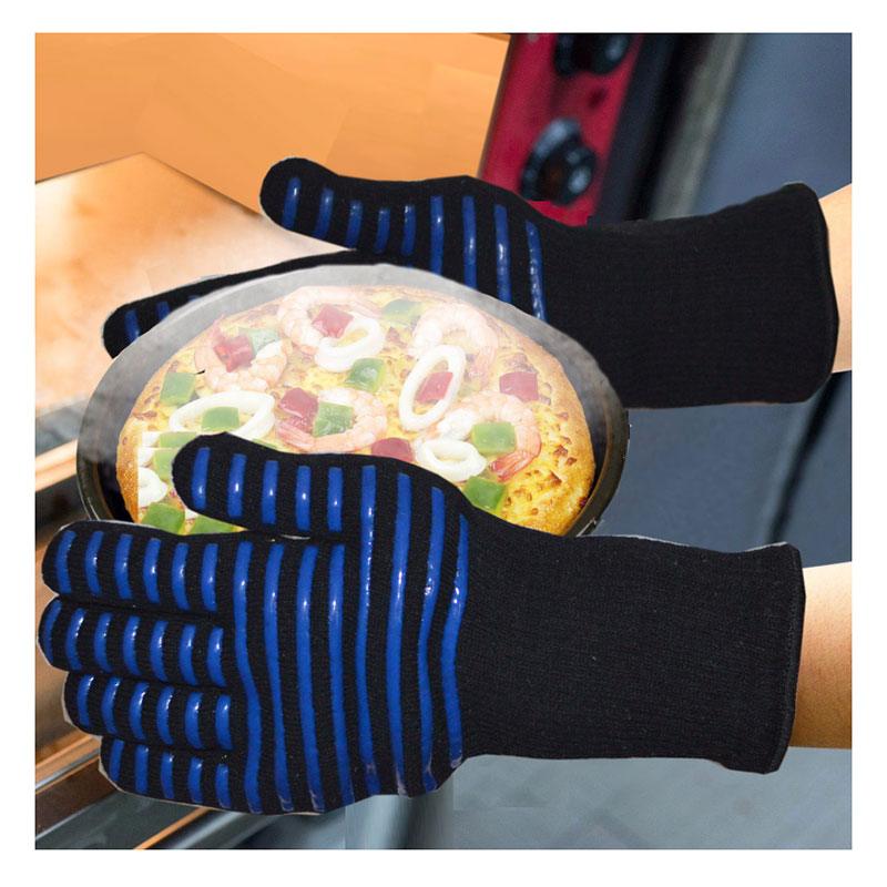 Oven Mitt Baking Glove Extreme Heat Resistant Multi-Purpose Grilling Cook Gloves Kitchen Barbecue