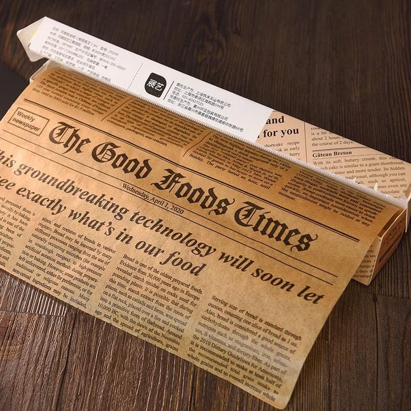 Parchment Paper Baking Tools Food Grade Grease Paper Bread Sandwich Burger Fries Wrappers Cookie
