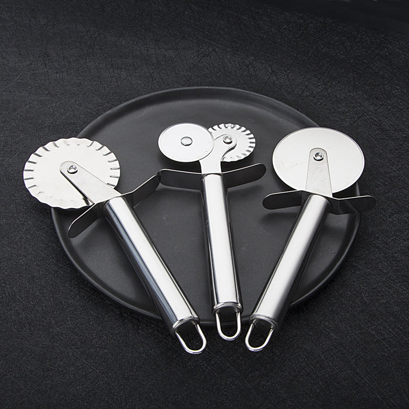 Pizza Roller Cutter Stainless Steel Single-wheel Pizza Cutter Pizza Cutter Hob Pizza Baking Tools
