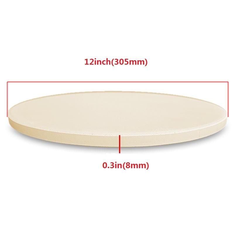 Pizza Tools 12"  Pizza Stone Ceramic  Also For Bread Chips Cookie Baking Cooking Accessories Tools