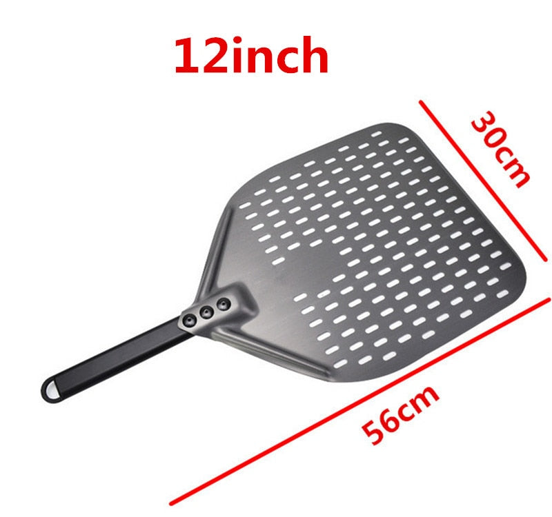 58 56 66 cm Aluminum Pizza Peel Shovel with Wooden Handle Cake Shovel Baking Tools Pizza Shovel