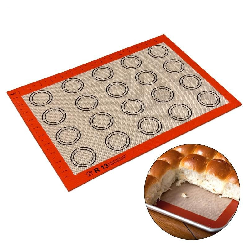 SILIKOLOVE 42*29.5 cm Baking Mat Non-Stick Silicone Pad Sheet Bakeware pastry Tools Rolling Dough
