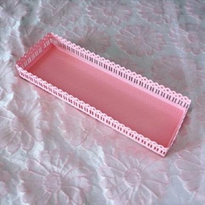 SWEETGO Rectangle tray for cupcake white wedding cake tools for display decoration plate party event