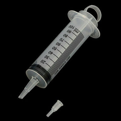 50/60/80/100/150ML Large Capacity Plastic Syringe Reusable Washable Pump Syringe Measuring Suction