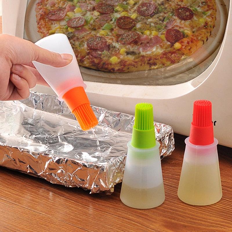 Silicone Oil Brush Baking Brushes Liquid Oil Pen Cake Butter Bread Pastry Brush BBQ Utensil Safety