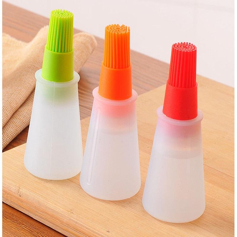 Silicone Oil Brush Baking Brushes Liquid Oil Pen Cake Butter Bread Pastry Brush BBQ Utensil Safety
