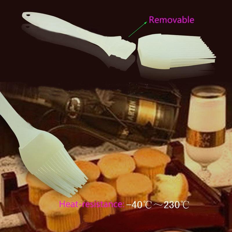 Silicone Pastry Brush Baking Bakeware BBQ Cake Pastry Bread Oil Cream Cooking Basting Tools