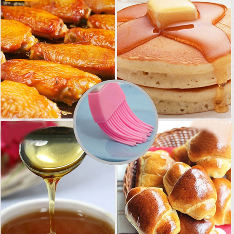 Silicone Pastry Brush Baking Bakeware BBQ Cake Pastry Bread Oil Cream Cooking Basting Tools