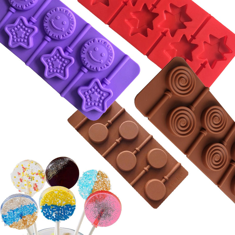 Silicone form for Lollipop Candy Cake baking mold Chocolate Cake Decorating Pastry Mould silicone