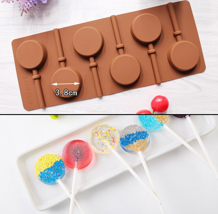 Silicone form for Lollipop Candy Cake baking mold Chocolate Cake Decorating Pastry Mould silicone