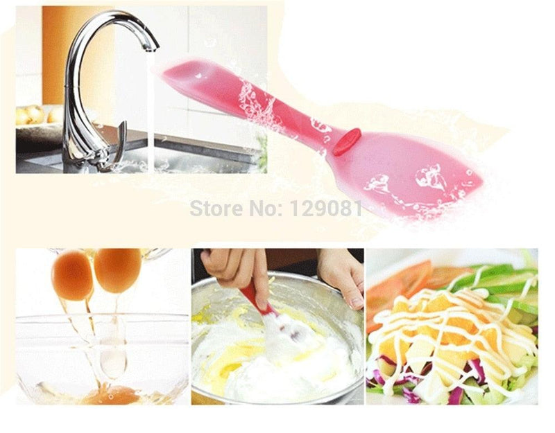 Silicone gel pack nylon scraper Silicone shovel Silicone kiss knife blade