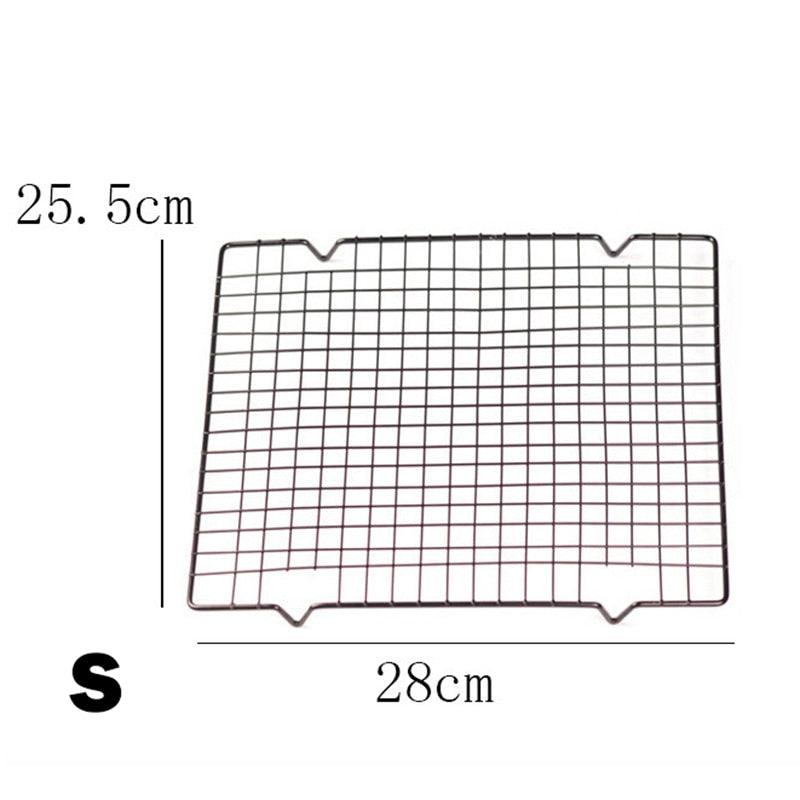 Stainless Steel Nonstick Cooling Rack Cooling Grid Baking Tray Cookies Biscuits Bread Muffins Drying