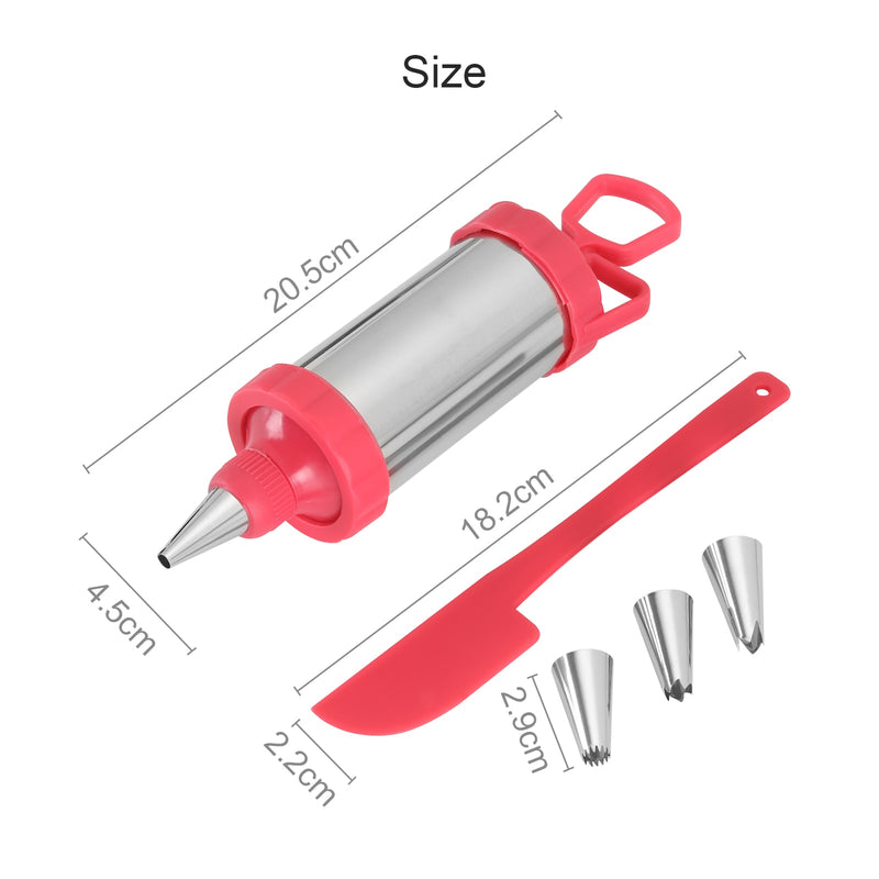 Stainless Steel Nozzles Tip Cupcake Decor DIY Pastry Baking Tools Kits Spatulas Scraper Syringe Accessories