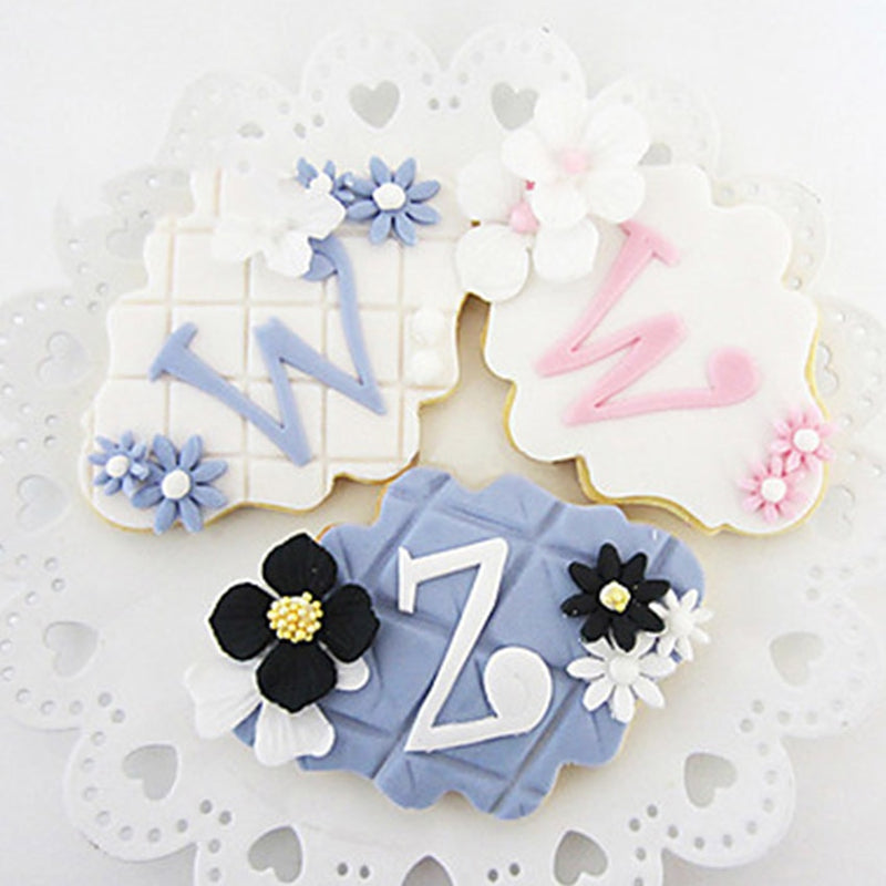 Sugar biscuit mold 3Pcs Plaque Cutter Cookies Frame DIY Cake Oval Square Rectangle Fancy Stainless