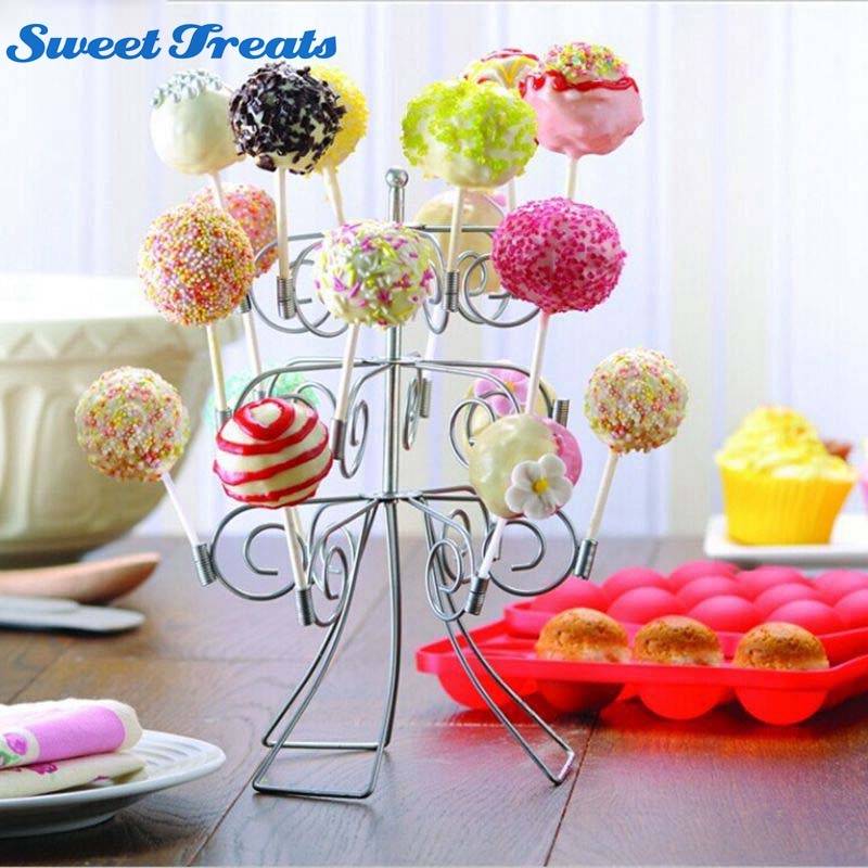 Sweettreats 3 Tier 18 Cake Pops Display Holder Lollipop Stand Base Party Wedding Decoration