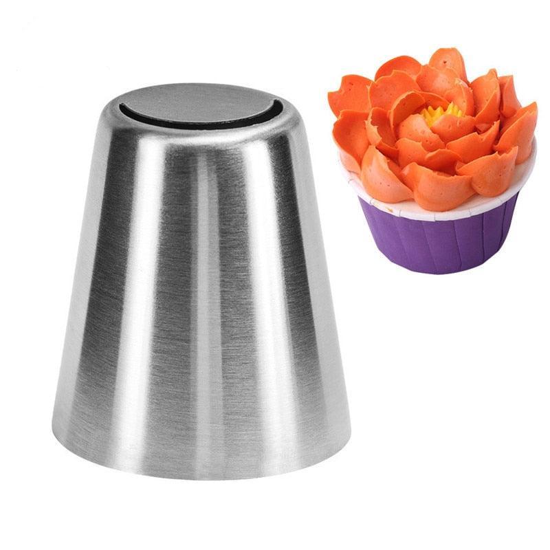 #401 Icing Tip Nozzle Cake Baking Tools Pastry Tools Stainless Steel Decorating Bakeware Create Sun