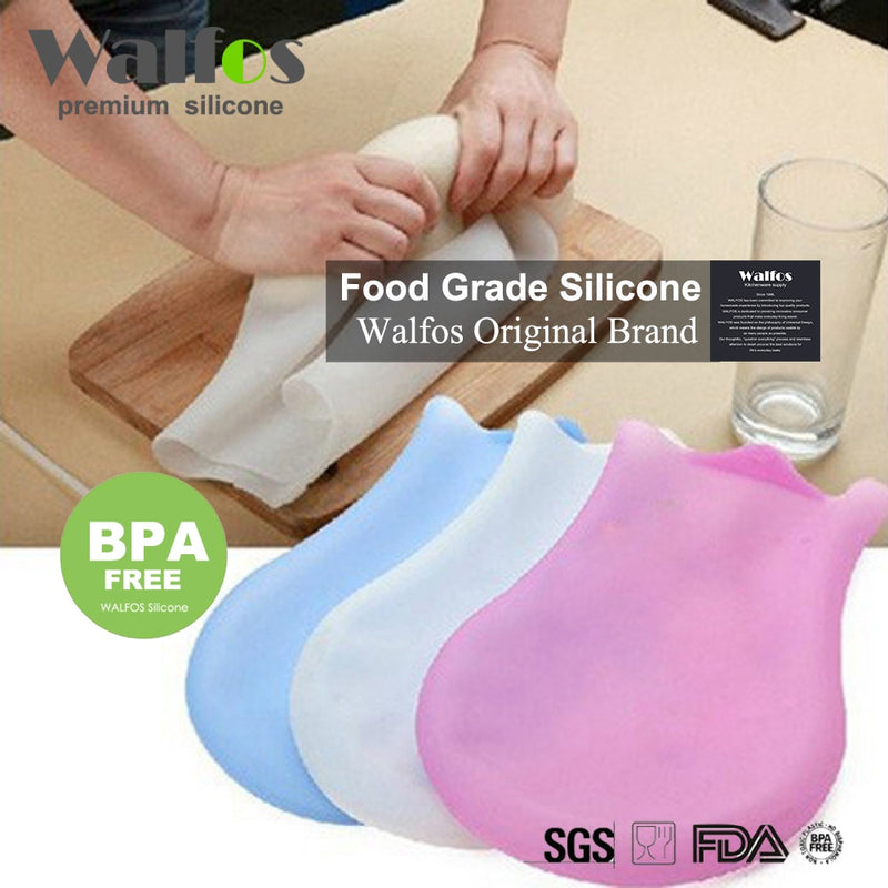 WALFOS 1 piece food grade Silicone Preservation Magic Kneading Dough Flour-mixing Bag bakeware