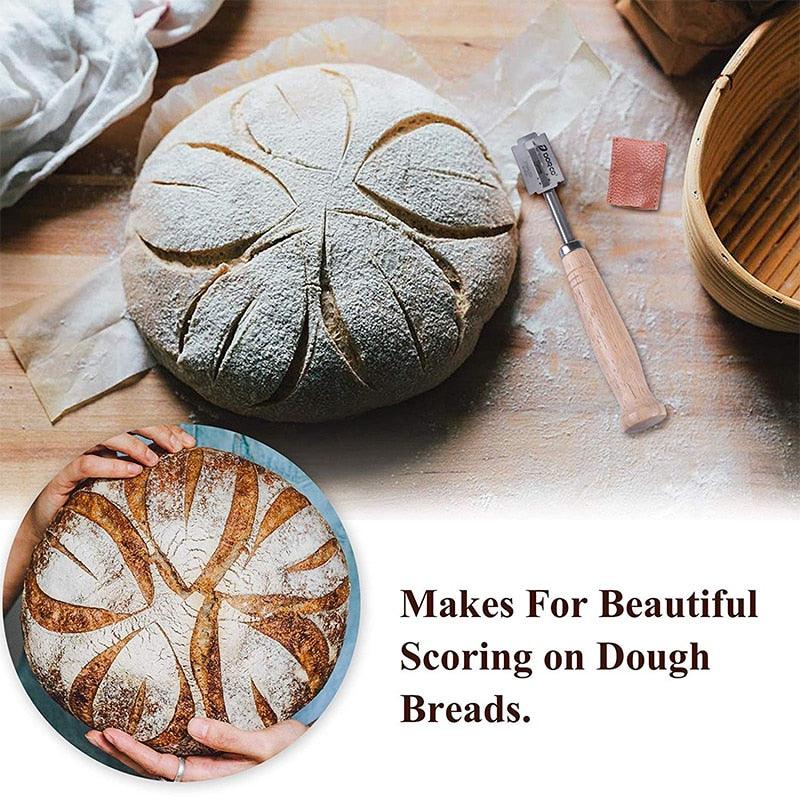 WALFOS Bread Lame New European Bread Arc Curved Bread Knife Western-style Baguette Cutting French