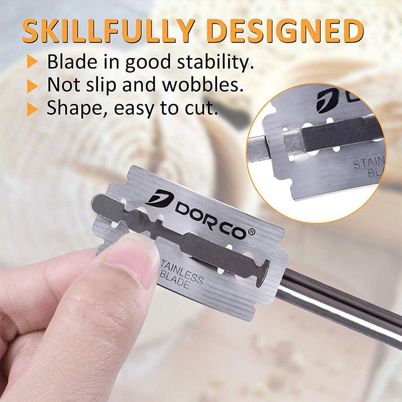 WALFOS Bread Lame New European Bread Arc Curved Bread Knife Western-style Baguette Cutting French