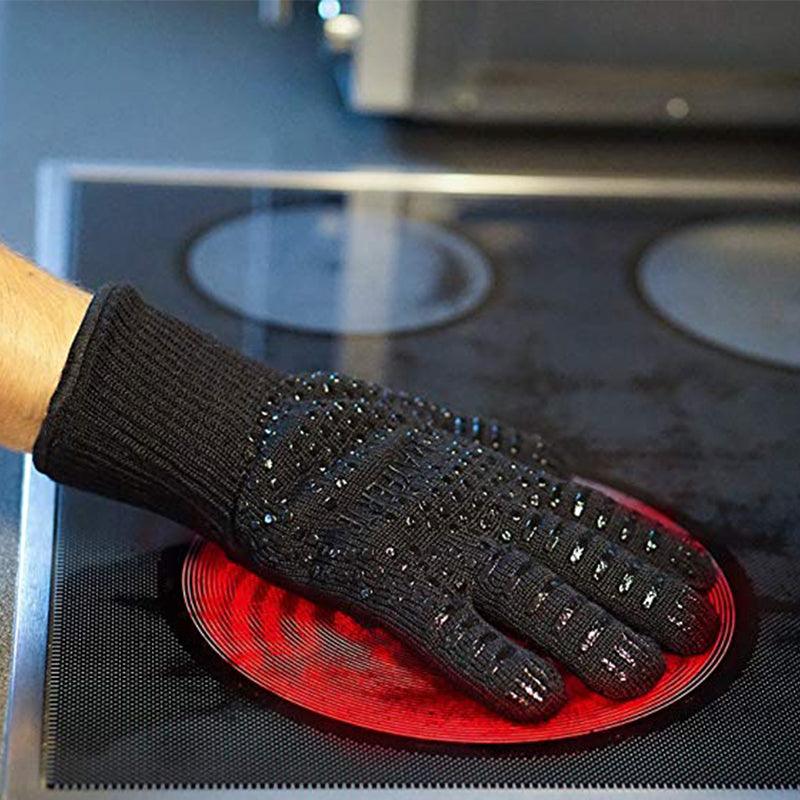 WALFOS Heat Resistant BBQ grill Gloves Insulated Durable Fireproof For Cooking Baking