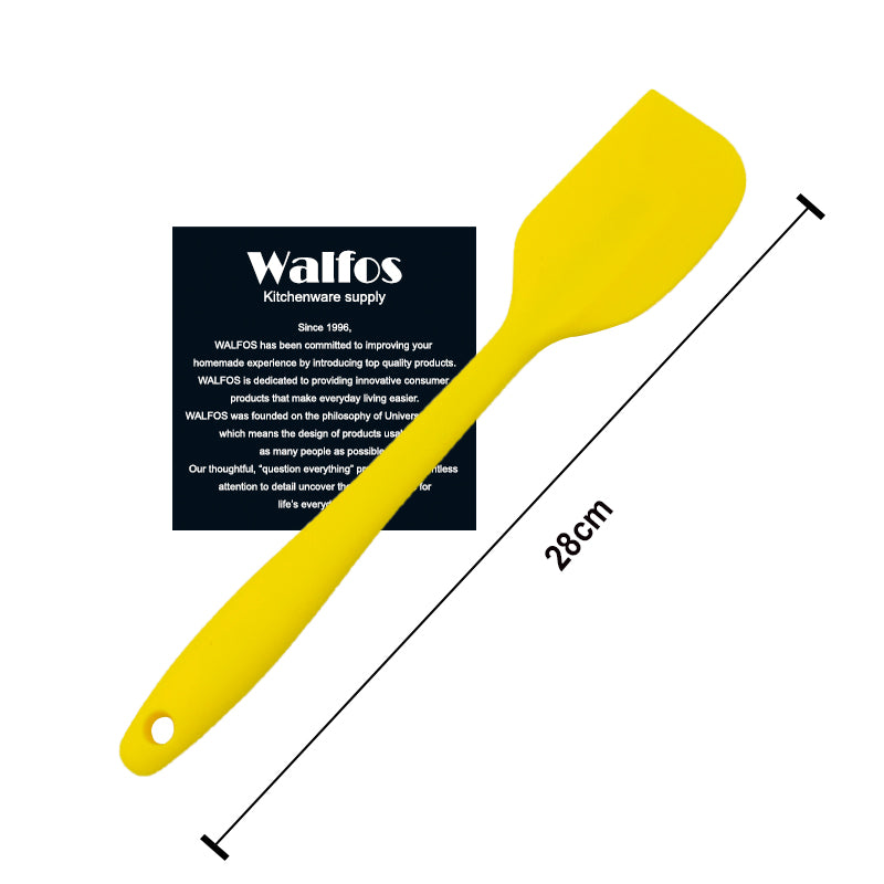 WALFOS Food grade Non Stick butter cooking silicone spatula set cookie pastry scraper cake baking
