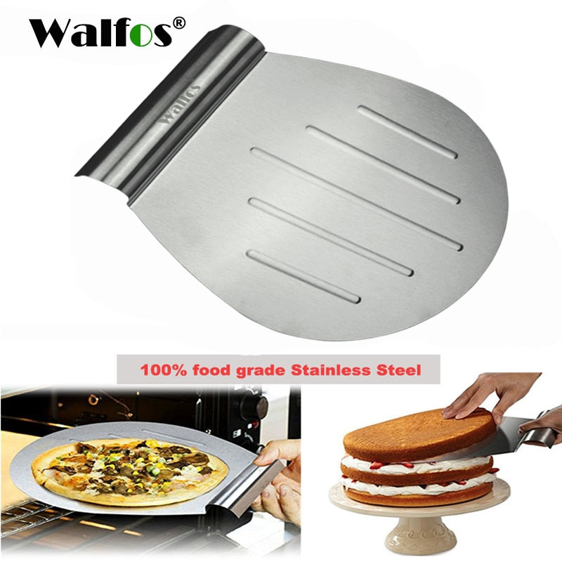 WALFOS food grade Transfer Cake Tray Scoop Cake Moving Plate Bread Pizza Blade Shovel Bakeware