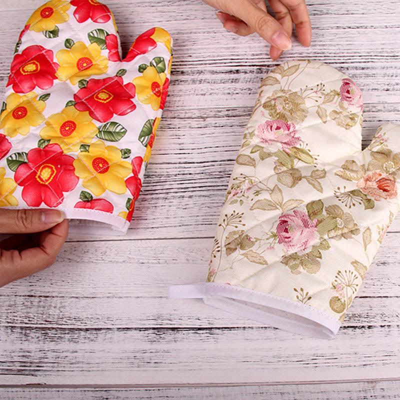 aramid fire insulation gloves Heat resistant bbq glove kitchen oven grill bake gloves